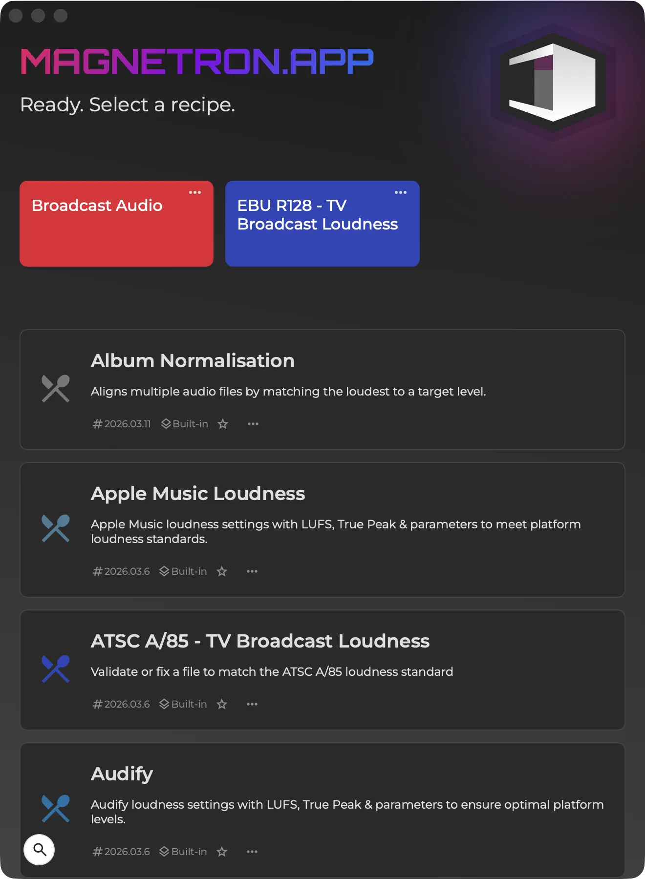Magnetron launcher