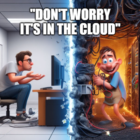 cloud service meme 